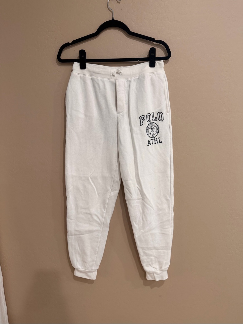 Polo by Ralph Lauren Athl White Sweatpants